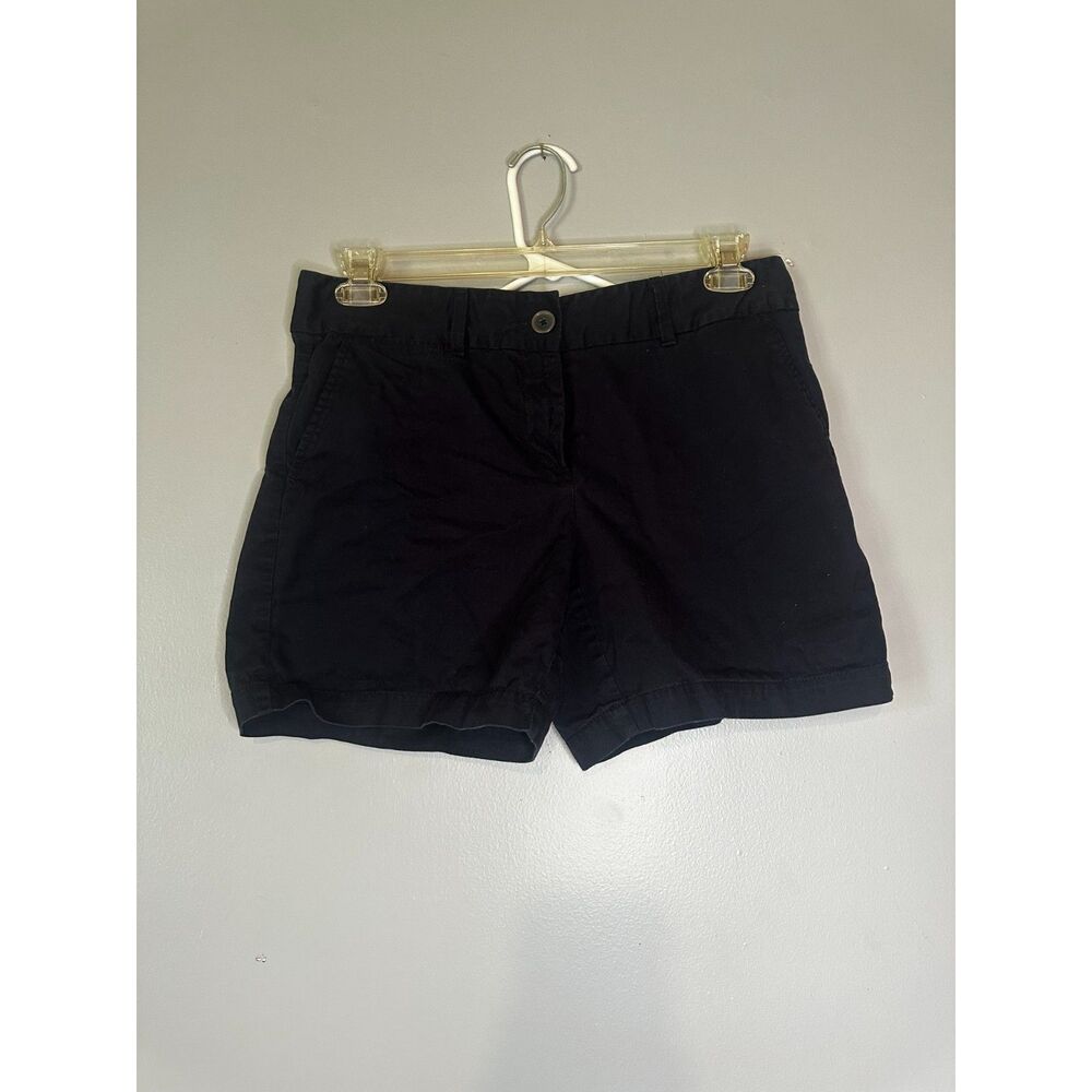Ann Taylor Loft Women’s Dark Blue 100% Cotton Shorts Sz 6 Mid Rise Casual Style